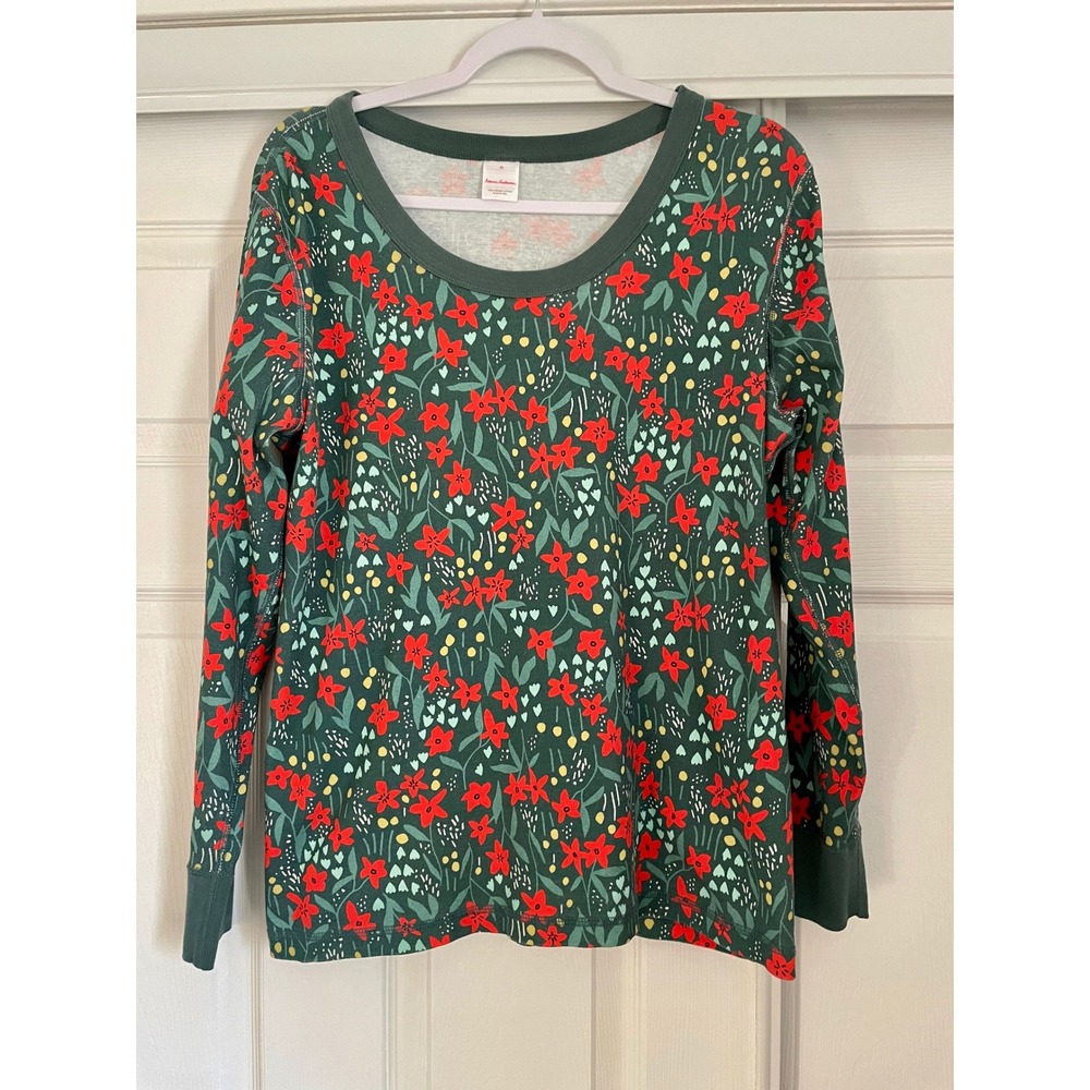 Hanna Andersson XL long sleeve floral organic cotton top - Picture 8 of 8